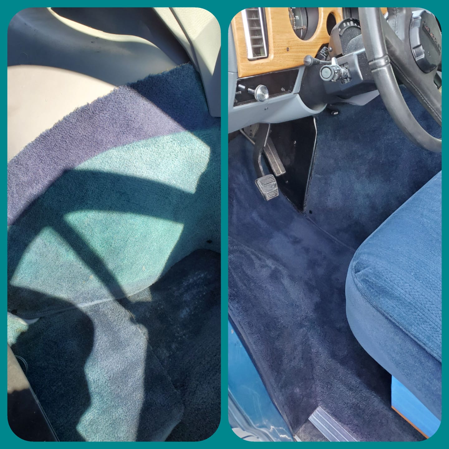 Color Restoration in Old Conversion Van in Clarksville, MD