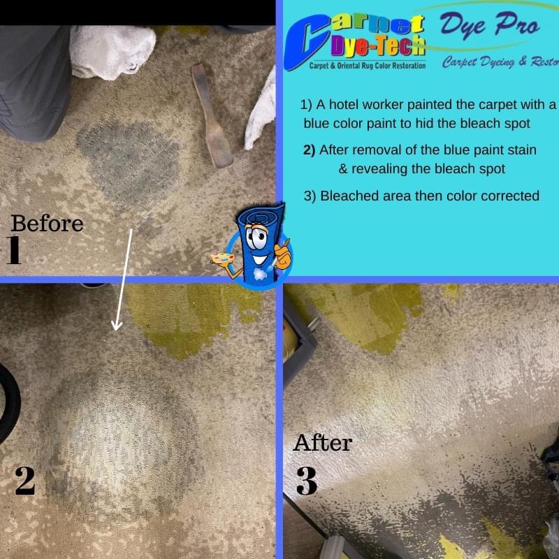 Bleach Spot Removal & Color Restoration