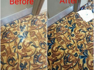 Bleach Spot Removal in Norfolk, VA Hotel