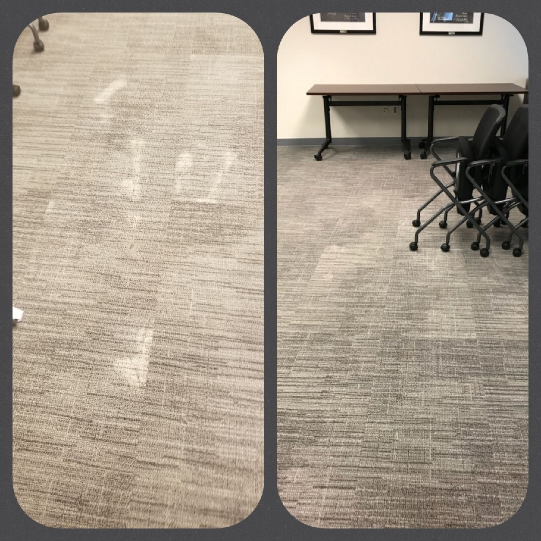 Grey Bleach Spot Repairs at Office Building in Alexandria, VA